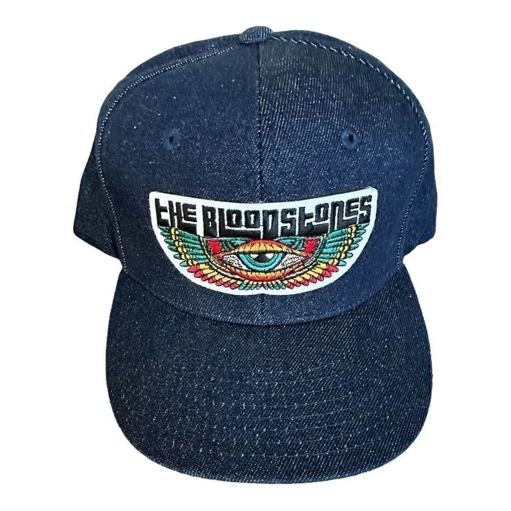 NWT Decky One Size Snapback Denim Hat The Bloodstones